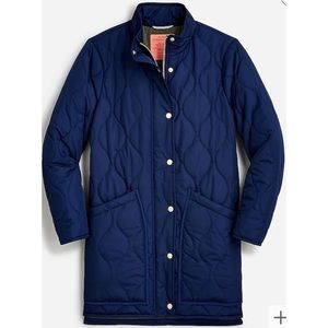J.Crew Quilted Cocoon Puffer Coat